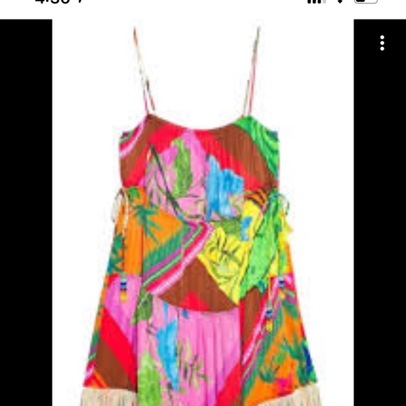 Anthropologie x Farm Rio Palila Fringe Midi Dress - Picture 3 of 5